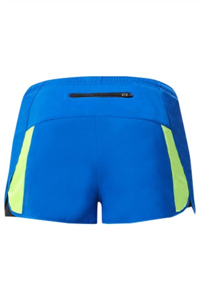 SKSP014 large number of customized sports shorts are quick-drying and breathable design. Double-layer anti-glare sports shorts zipper back pocket marathon training running fitness sports shorts supplier detail view-5